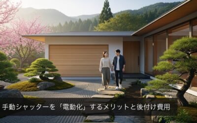 手動シャッターを「電動化」するメリットと後付け費用
